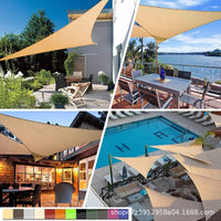 UPF50+ Waterproof Sun Shade Sail for Outdoor Patio Garden