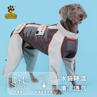 Pet Cooling Vest with Ice Packs for Dogs, Breathable Four-Legged Summer Outfit