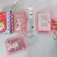 Glitter M5 Loose-Leaf Card Holder & Coin Pouch with Chain