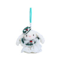 Cute Lop-Eared Bunny Plush Keychain Pendant for Bags and Keys