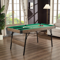 Kids' Foldable Multi-functional 3-in-1 Pool Table, Table Tennis, and Writing Desk for Practice and Entertainment