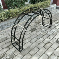 European Style Wrought Iron Garden Arch Trellis for Climbing Plants, Roses, and Bougainvillea