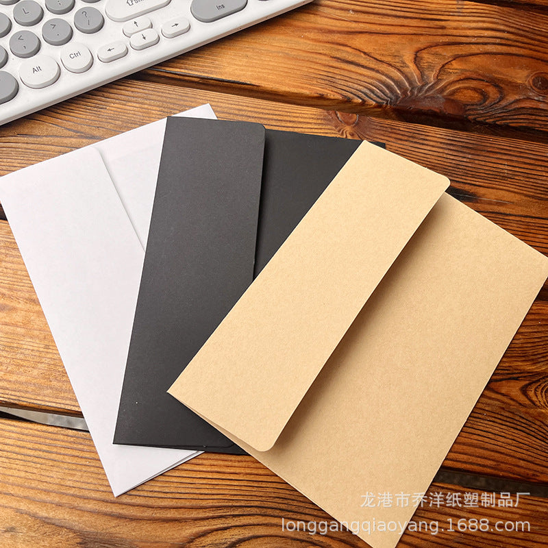 Vintage Kraft Paper Envelopes for Postcards and Cards, 12.5x17.5cm