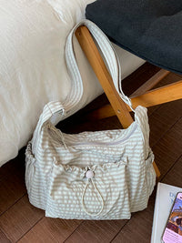 Lightweight Plaid Women's Crossbody Bag Casual Shoulder Tote