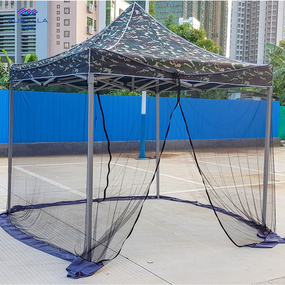 Outdoor Retractable Mosquito Net Gazebo for Patio and Garden