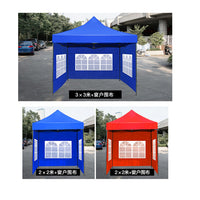 Outdoor Folding Canopy Tent Side Wall with Window for Stall Market Rain Shelter