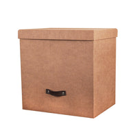 Large Capacity Storage Box for Books, Vinyl Records, and Files - Ins Style Organizer for Bookcases and Sample Rooms