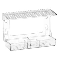 Window Bird Feeder with Strong Suction Cups, Transparent Outdoor Bird House for Small Birds