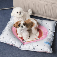 Pet Cooling Mat for Dogs and Cats - Cartoon Design Summer Sleep Pad