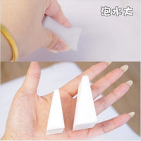 Disposable Triangle Makeup Sponge Puffs for Liquid Foundation Application, 24-Count Pack