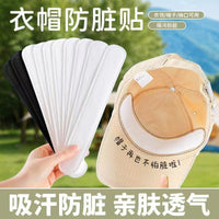 Disposable Sweat-Absorbing Hat Sweatband and Collar Protector Tape