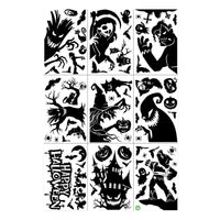 Halloween Castle Ghost Festival Window Clings Party Decor Static Stickers