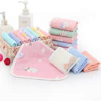 6-Layer Cotton Gauze Baby Washcloths - Absorbent & Soft Face Towels for Infants & Toddlers