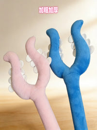 Interactive Plush Cat Teaser Wand Toy for Self-Amusement and Teeth Grinding