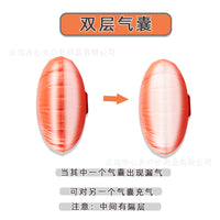 Swim Buoy with Dual Airbags and Waist Belt for Open Water Safety