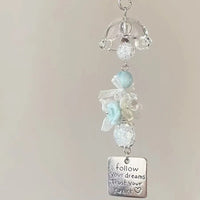 Star Wishing Bottle Phone Bag Charm Wind Chime CCD Keychain Ornament Ins Style Gift