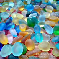Frosted Sea Glass Pebbles for DIY Crafts and Decoration