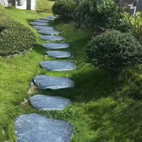 Irregular Bluestone Stepping Stones for Garden Paths and Landscaping