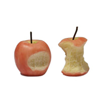 Bitten Apple Scented Candle Realistic Fruit Shape Aromatic Ornament Birthday Gift