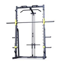 Home Gym Smith Machine with Squat Rack and Weight Bench for Strength Training