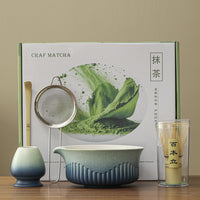 Matcha Whisk and Stand Set, 100-Prong Bamboo Chasen for Traditional Japanese Tea Ceremony