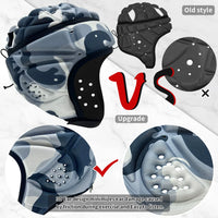 Sports Goalkeeper Helmet Rugby Headguard Padded Head Protector for Training and Impact Protection
