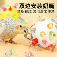 Parrot Chew Toy Chain Ball for Cage Decoration and Intelligence Training