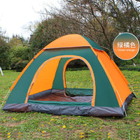 Aolacow Automatic Pop-Up Camping Tent with Moisture-Proof Mat for Outdoor Beach Overnight