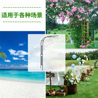 Garden Arch Trellis for Climbing Plants, Outdoor Steel Tube Rose Vine Support