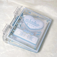 3-inch DIY Collectible Album with Acrylic Cover, Single Grid Pages for K-Pop Photocards