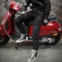 WK Knight Motorcycle Racing Pants with Armor - Summer Quick-Dry Breathable Stretch