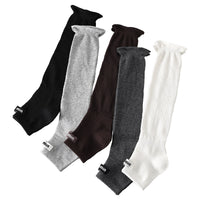 Women's Y2K Ballet Style Scrunch Leg Warmers Mid-Calf Footless Socks for Spring/Summer