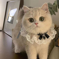 Pet Decorative Bell Bandana for Cats and Dogs - Fun and Cute Festive Style in 5 Colors