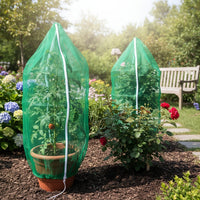 Drawstring Zipper Plant Insect Net Cover for Orchard Garden
