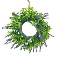 Lavender Artificial Wreath for Front Door & Home Wall Decor