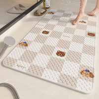 Non-Slip Bathroom Mat for Shower Room, Kids, Elderly, Anti-Fall Suction Cup Floor Mat for Home Bathroom