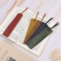 Personalized Floral Leather Bookmark with Birth Month, Vintage Style for Readers and Book Lovers