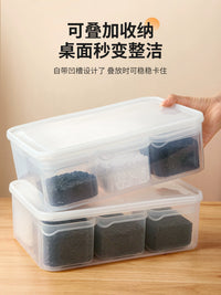 Perler Bead Storage Box Set with Multiple Compartments for Small Beads and Craft Supplies