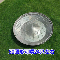 New Poultry Feeder Trough for Chickens, Ducks, Geese - Spill-Proof Food Dispenser for Pigeons and Other Birds