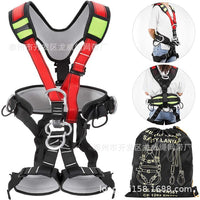 Full Body Climbing Harness with CE Certification for Safety and Mountaineering