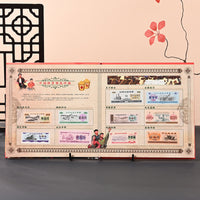 Vintage Chinese Grain Ration Ticket Commemorative Album Collectible Gift Set