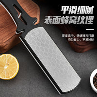 Diamond Dual-Sided Knife Sharpener for Kitchen Knives and Scissors