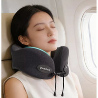 Miaoxixiong Memory Foam U-Shaped Neck Pillow for Travel and Napping