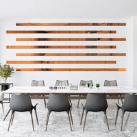 Acrylic Mirror Wall Stickers Decorative Trim for Living Room TV Background