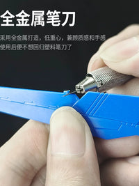 Model Tool Kit for Gundam and Scale Model Building - Nippers, Scribing Tool, Knife, Tweezers, Sanding Board, Sandpaper