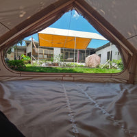 Inflatable Single-Layer Camping Tent for 3-4 People, Easy Setup Outdoor Shelter