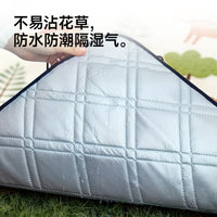 Bohemian Ultrasonic Picnic Blanket Waterproof Outdoor Camping Mat with Thickened Aluminum Film