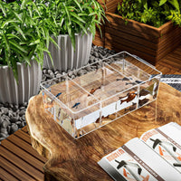 Acrylic Multi-Layer Betta Fish Tank with Storage Compartments