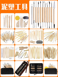 Clay Modeling and Sculpting Tool Set for DIY Crafts, Pottery, and Art Projects