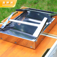 Portable Folding Charcoal BBQ Grill for Outdoor Smokeless Grilling